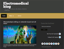 Tablet Screenshot of electromedicalblog.com